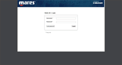 Desktop Screenshot of media.mares.com